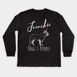 French Bulldogs - Dogs > People Kids Long Sleeve T-Shirt